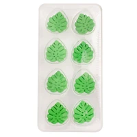 Sweet Tooth Fairy® Green Tropical Leaves Icing Decorations, 8ct.