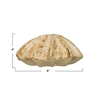 Hello Honey® Bloomingville 9" Tan Stoneware Shell Vase