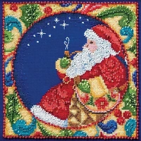 Mill Hill® Jim Shore Santa Beaded Counted Cross Stitch Kit