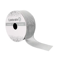 1.5" x 15yd. Satin Metallic Wired Ribbon by Celebrate It® Specialty