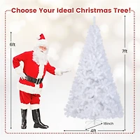 7ft. Unlit White Pine Artificial Christmas Tree