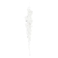 10.25" Glittered Icicle Drop Ornaments, 24ct.