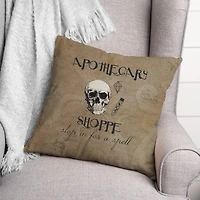 Apothecary Shoppe 3 18" x 18" Throw Pillow