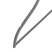 Honey Can Do Gray Natural Wheat Husk Slim Hangers, 25ct.