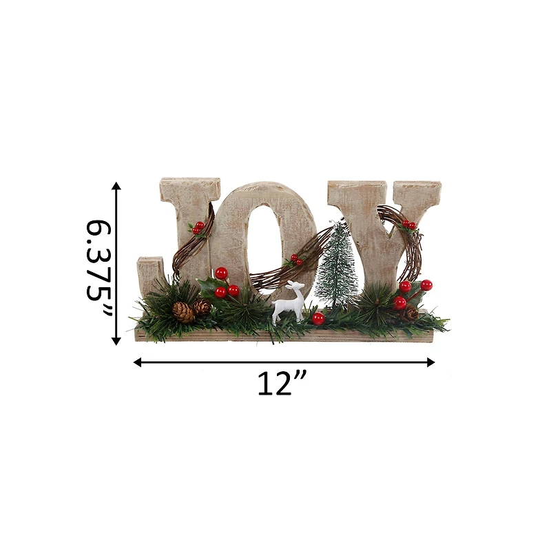 Flora Bunda® 12" Christmas Joy Sign