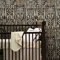 RoomMates Black Persian Ikat Peel & Stick Wallpaper