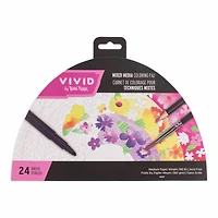 VIVID by Brea Reese® Rainbow Mixed Media Coloring Pad