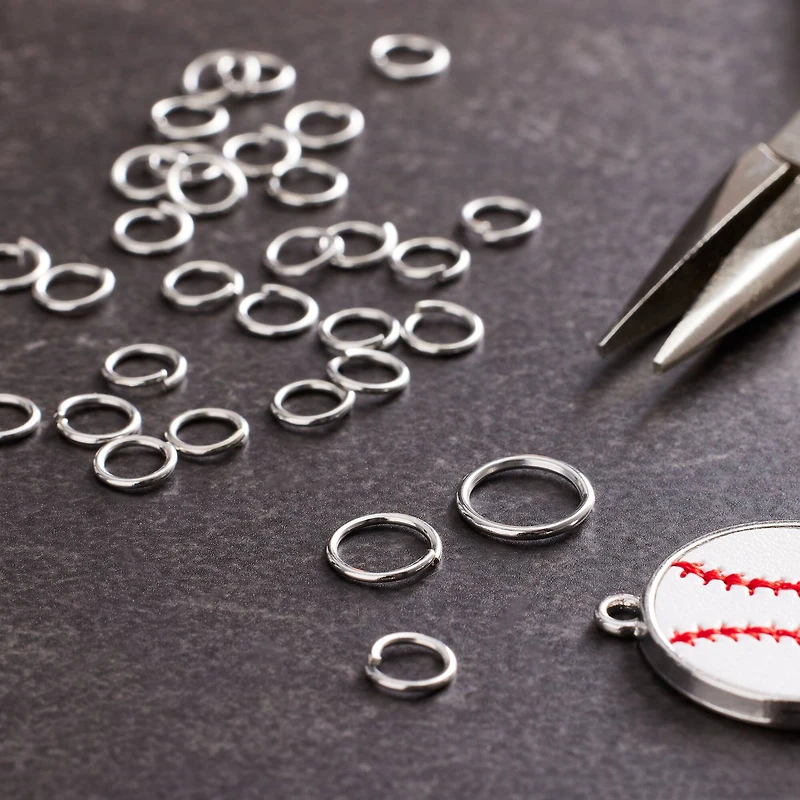 Rhodium Jump Rings by Creatology™