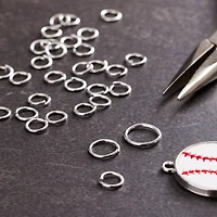 Rhodium Jump Rings by Creatology™