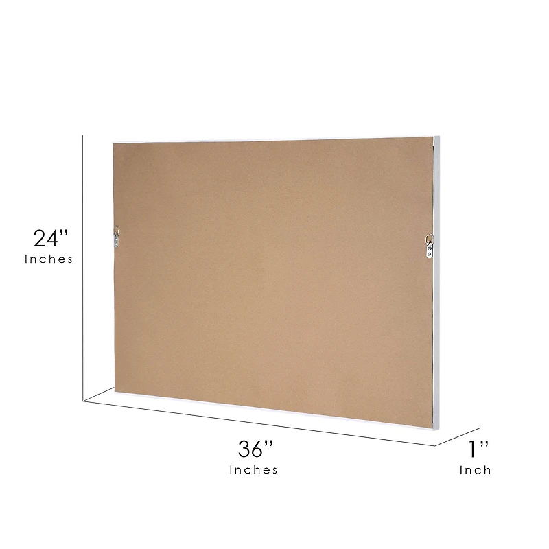 White Crane Bird Shadow Glossy Lacquer Wall Art