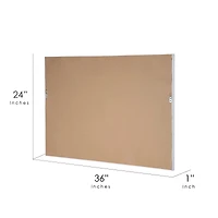 White Crane Bird Shadow Glossy Lacquer Wall Art