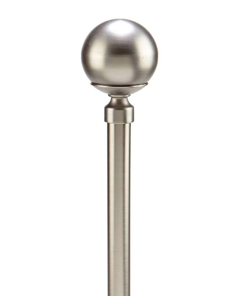 Home Details Solid Knob Steel Curtain Rod