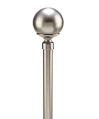 Home Details Solid Knob Steel Curtain Rod