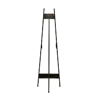 52" Black Iron Industrial Easel