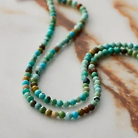 Faceted Turquoise Round Beads, 1.8mm by Bead Landing™