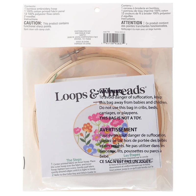 6" Garden Fresh Embroidery Kit by Loops & Threads®