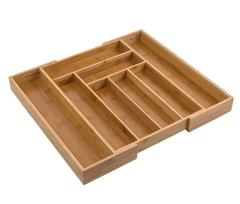 Honey Can Do Expandable Large Silverware Bamboo Drawer Organizer