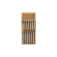 Joseph Joseph DrawerStore Bamboo Large 2-tier in-drawer knife organizer