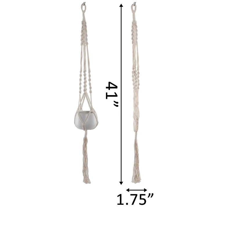 Flora Bunda® 41" Hanging Macramé Planter Hanger