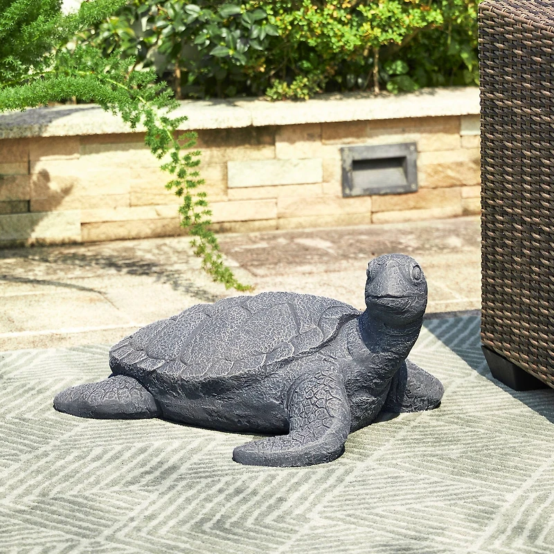 Glitzhome® 22.7" Turtle Garden Statue
