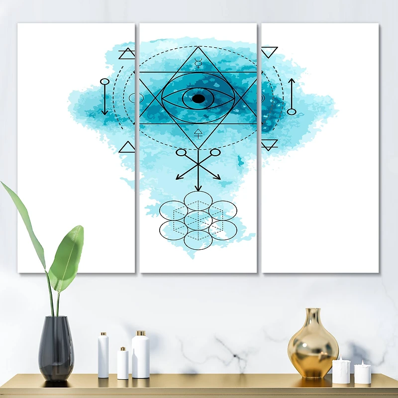 Designart - Symbol of Alchemy and Sacred Geometry II
