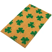 St. Patrick's Day Shamrock Doormat