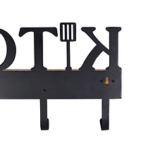 Brown Porcelain Farmhouse Wall Hook