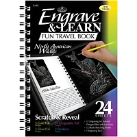 Engrave & Learn North American Wildlife Travel Book