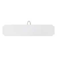 18" Whitewashed Wood Rectangle Plaque by Make Market®