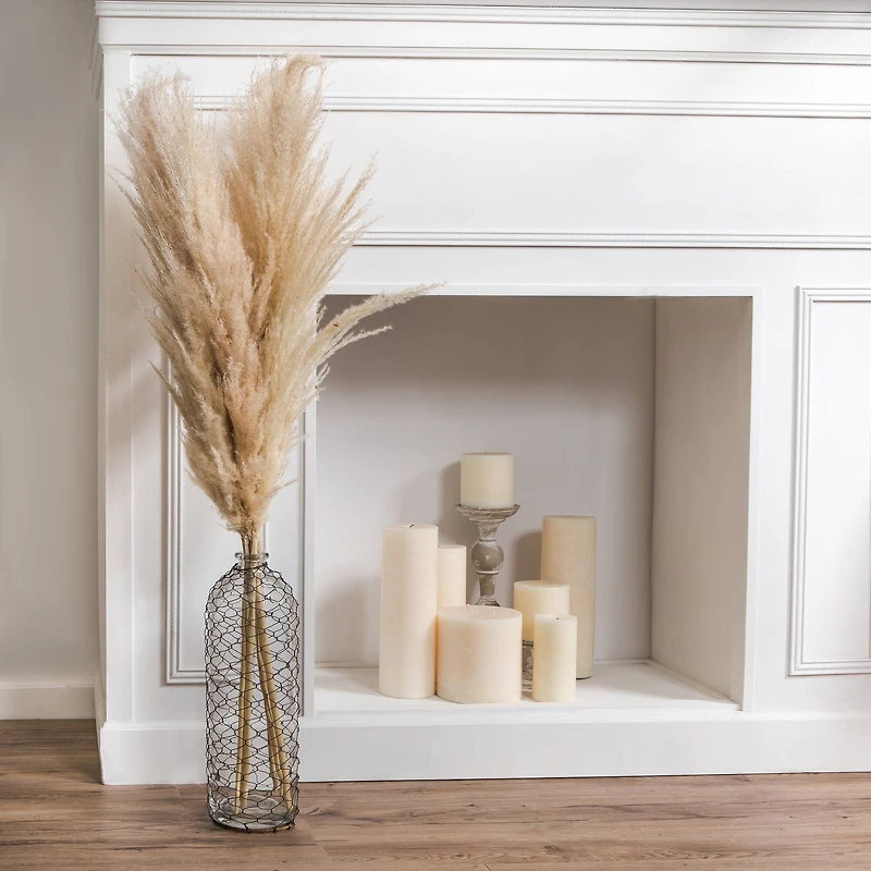 Dried Natural Pampas Grass, 6ct.