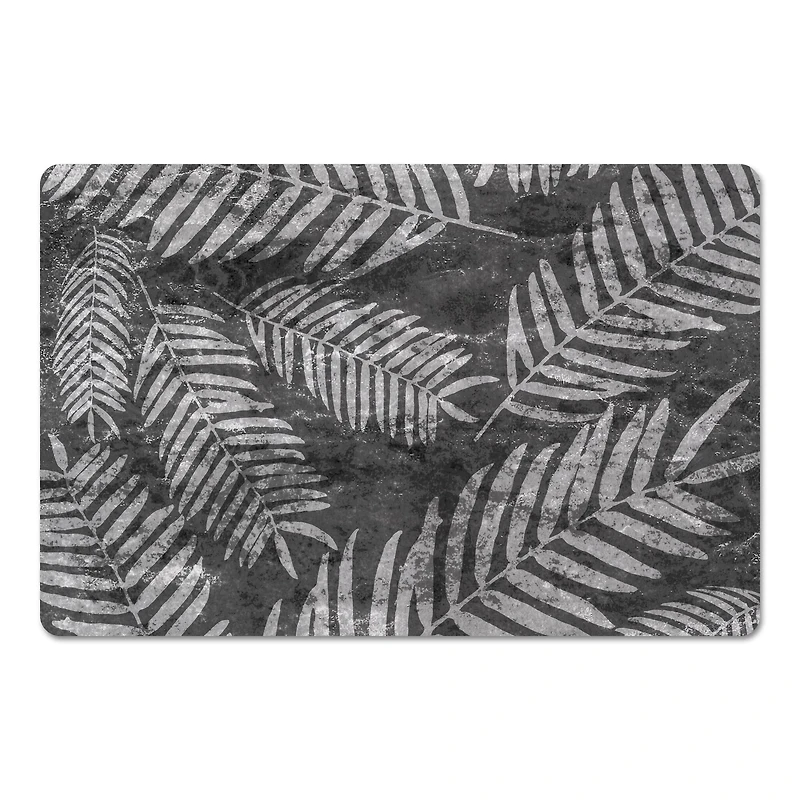 Sketched Fern Pattern 27" x 18" Floor Mat