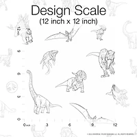 RoomMates Black Jurassic World Dinosaurs Peel & Stick Wallpaper