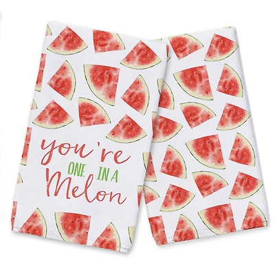 You're One in a Melon 16" x 25" Tea Towel - Set of 2