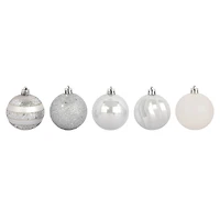 40 Pack 2" Silver Shatterproof Ball Ornaments by Ashland®