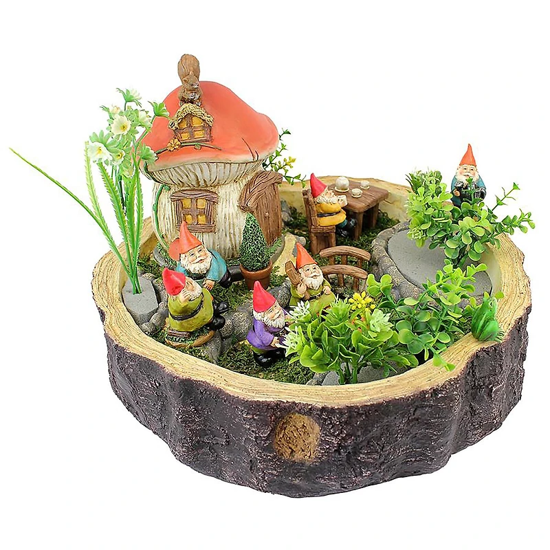Design Toscano 3.5" Tiny Forest Friends Gnome Garden Statue