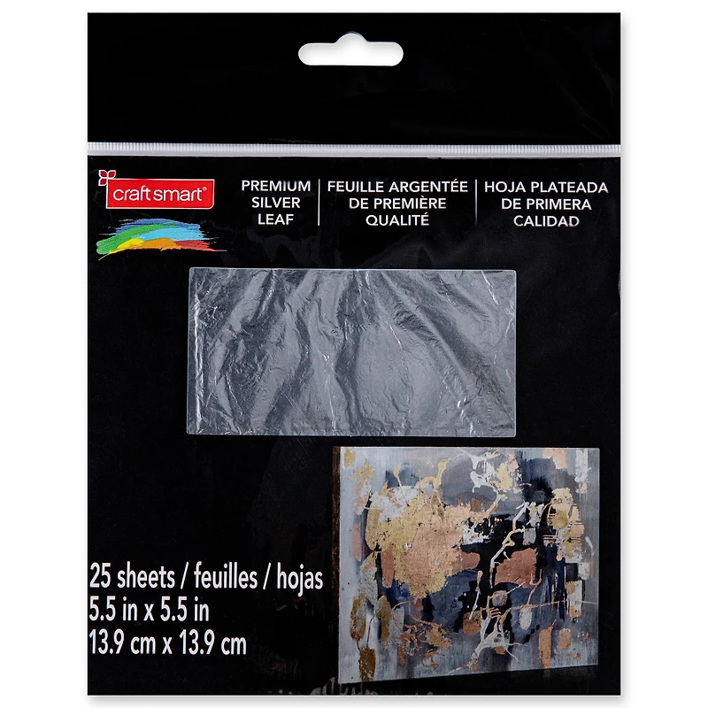 Premium Silver Leaf Sheets by Craft Smart®