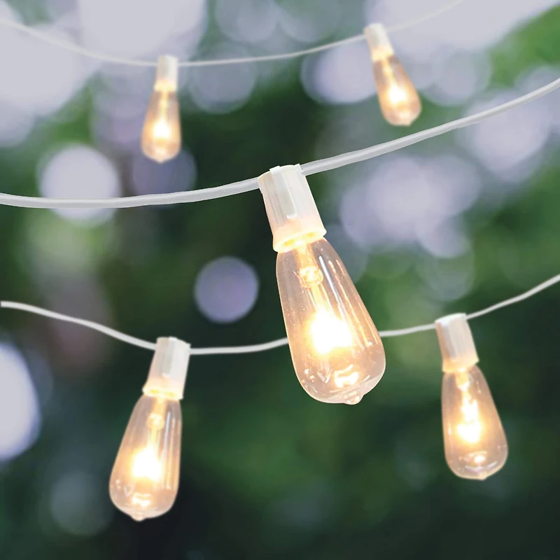 8 Pack: 10ct. Edison String Lights with White Cord by Ashland™
