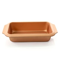 Gibson Home Richmound  Copper 4-Piece Nonstick Heavy Gauge Steel Bakeware Set