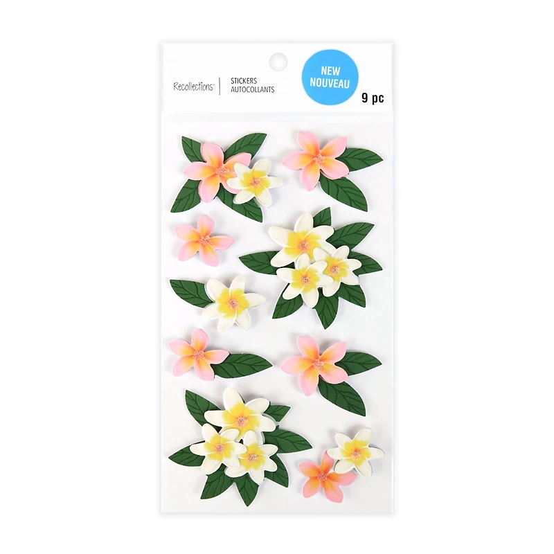 Plumeria Flower Stickers by Recollections™