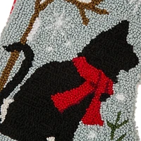 Glitzhome® 20" Cat Hooked Stockings, 2ct.