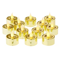 Gold Flameless Tealights By Ashland®