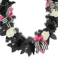 6ft. Black Rose & White Peony Garland by Ashland®