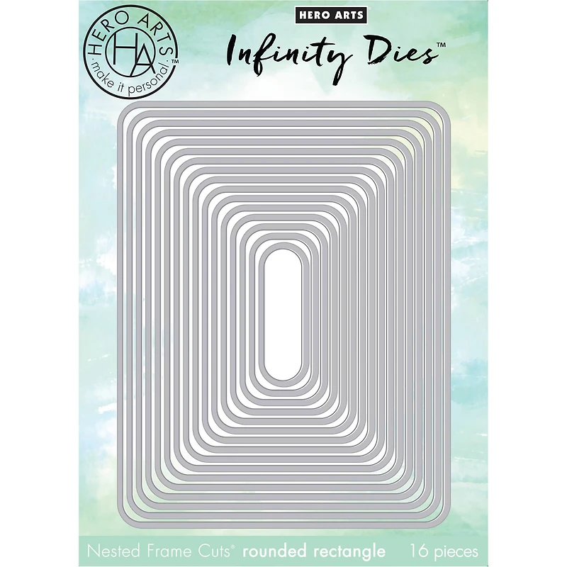 Hero Arts Infinity Dies-Rounded Rectangle