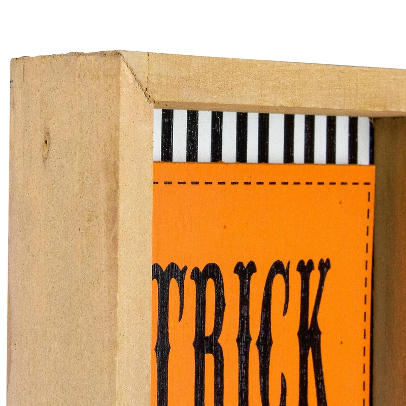 Happy Halloween Wooden Shadow Box Plaques Set