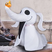 23.5" Zero Halloween Greeter with Jack-o'-Lantern Nose