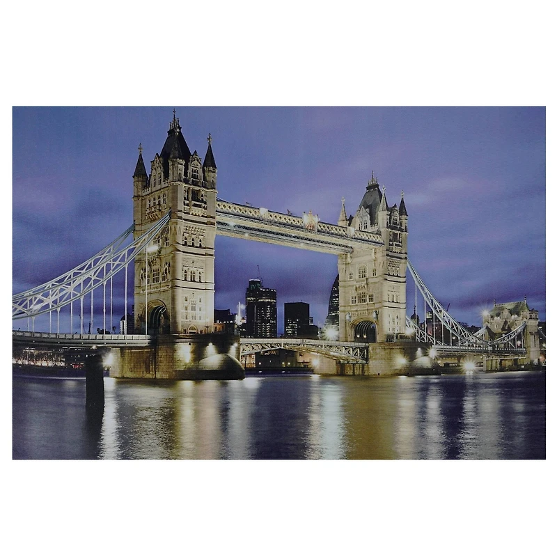 LED Lighted London Bridge Wall Art