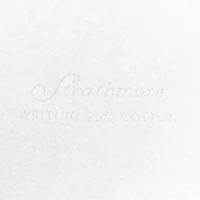 JAM Paper Ultimate White Wove 6" x 9" 24lb. Strathmore Paper, 100 Sheets