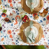 Spring Garden Vinyl Tablecloth 60" x 102"