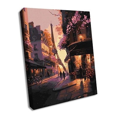 Ideyka French Streets Painting by Numbers Kit