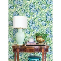 Caroline et Bettina Heather Belles Fleurs Peel & Stick Wallpaper